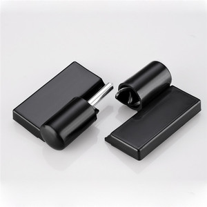 YAJAN <span class=keywords><strong>Pvc</strong></span> Đen Phần Cứng Tủ Nhà Vệ Sinh Phân Vùng Phụ Kiện F01 Bản Lề - Product Image 2