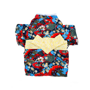 Yisi Japanese-style Dog Kimono Polyester Small Medium Pet Clothing All Seasons Cute Design - Product Image 4