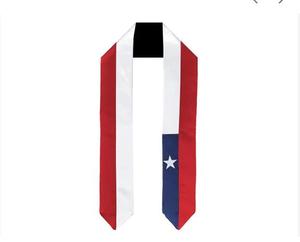 Bandera de Venezuela Patrón Bufandas Bandera nacional Graduación Faja Estola Bufanda de satén - Product Image 2