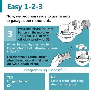 Rắn từ xa 371lm 373lm 971lm 973lm cho chamberlain liftmaster cửa nhà để xe mở từ xa, phổ cửa nhà để xe mở từ xa - Product Image 3