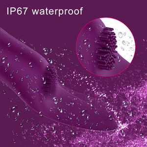 Brosse chauffante en silicone, jouet sexuel pour femme, masturbateur vibrant à léchage de langue, stimulateur pour femmes - Product Image 2