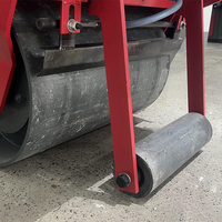 Petit compacteur portatif à double tambour Rouleau de route