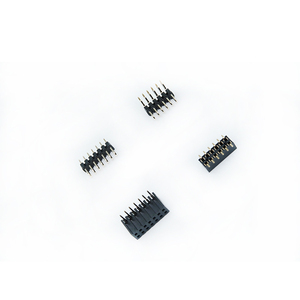 Customized 2.54mm Pitch Female <strong>Header</strong> Round Female Vertical 254 Pitch 2x5pin <strong>Double</strong> <strong>Rows</strong> Pitch Pin <strong>Header</strong> - Product Image 5