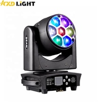 Date Disco Stage Party Mini 7x40W RGBW LED Abeille Oeil Tête Mobile Faisceau Lavage Zoom Dj Lumière De Scène De Mariage