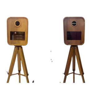 Photomaton en bois au design vintage Interface à programmes multiples Écran tactile portable pour les mariages - Product Image 3