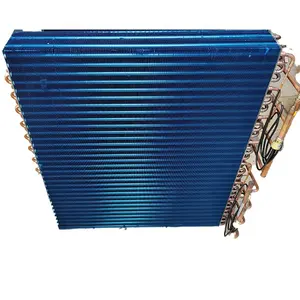 evaporator copper refrigerating unit condenser chiller heating cooling boiler air conditioning heat pump fin heat exchanger