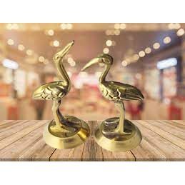 PARIJAT HANDICRAFT Paire de canards aimants Statue Petite figurine décorative pour bureau à domicile Table bureau Vastu Sculpture - Product Image 5