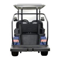 Skuter Golf Listrik 4 Roda 2 Kursi 48V, Mobil Golf Mini dengan Kecepatan Maksimum 30km/jam & Jarak Tempuh 70-90km