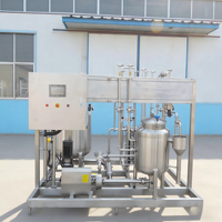 Stérilisateur UHT à plaques, équipement de stérilisation automatique à très haute température pour lait, jus et boissons, en acier inoxydable
