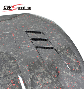 Stile CWS in fibra di carbonio forgiata con fiocchi rossi cofano motore auto KIT carrozzeria cofano per 2012 2015 TOYOTA GT86 - Product Image 3