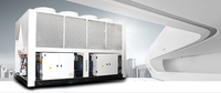 Refroidisseur à vis industriel refroidi par air, technologie EVI -30 ℃   Machine de refroidissement de process à haute efficacité et à large enveloppe thermique