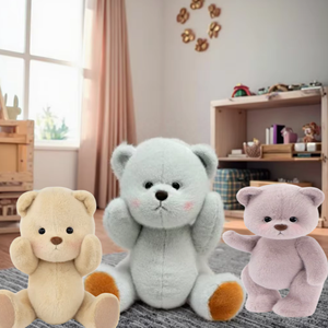 Oso de Peluche Súper Suave con Relleno de Algodón PP Lavable, Peluche Personalizado de Perro o Conejo para Aniversario - Product Image 3