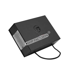 Coffret cadeau de lunettes de luxe personnalisé <span class=keywords><strong>Emballage</strong></span> de lunettes de soleil en <span class=keywords><strong>carton</strong></span> rigide noir mat brillant revêtement UV fermeture magnétique - Product Image 6