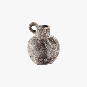 Este jarrón de cerámica redondo mate hecho a mano es perfecto para la decoración moderna, añadiendo un toque elegante a tu hogar. - Product Image 1