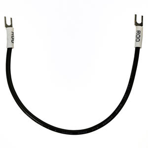 1コアXPB耐久性のあるフレキシブル前終端ワイヤとフォークスペード端子ブラックケーブル接地電源接続用。 - Product Image 2