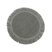 Minister papier Stoff Quaste Tischset rutsch feste Vintage Wärme isolierung Untersetzer 5mm Esstisch Restaurant Platte minimalist isch