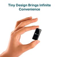 TP-Link TL-WN823N N300 Adaptor Jaringan WiFi Nirkabel Mini USB Eksternal Kecepatan Transmisi 150Mbps untuk PC Laptop dan Raspberry Pi