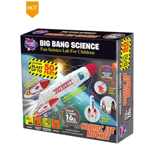 BIG BANG SCIENCE menakjubkan luar pintu air peluncur roket mainan DIY batang pendidikan sains mainan roket mainan untuk 8 + anak-anak