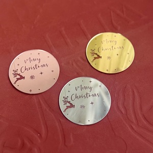 Cross Border Ins Style 2026 Christmas Cupcake Decoration <strong>Spanish</strong> Cupcake Christmas Decoration Party Supplies - Product Image 1