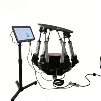 Robot parallèle de qualité industrielle avec conception à faible bruit et certification ISO9001 pour la simulation de conduite automobile, plateforme 6DOF