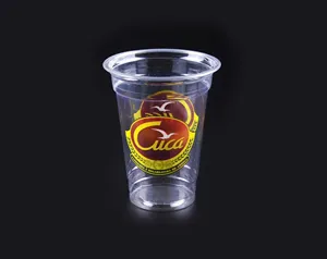플라스틱 컵 씰링 롤 필름 플라스틱 허리케인 컵 compostable 마시는 주스 안경