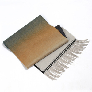 IMF Unisex Luxury Aurora Gradient Brushed <strong>Woollen</strong> Cashmere <strong>Scarf</strong> - Product Image 2