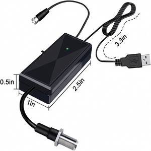 Antena de <span class=keywords><strong>TV</strong></span> Digital HD para Interiores DTMB con <span class=keywords><strong>Amplificador</strong></span> de <span class=keywords><strong>Señal</strong></span>, Compatible con UHF/VHF, 5m, Plástico, Hecho en China, Tipo de Montaje: Sin Montaje - Product Image 2