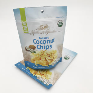 <span class=keywords><strong>Sac</strong></span> d'emballage en plastique de noix de coco personnalisé pour les fruits secs, la mangue, les Chips, les bananes, les collations, <span class=keywords><strong>sac</strong></span> en Mylar alimentaire <span class=keywords><strong>argenté</strong></span> avec fermeture éclair - Product Image 6