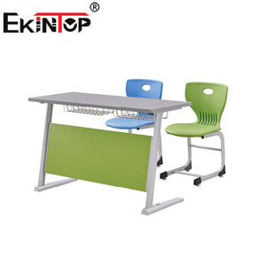 Conjunto de Escritorio y Silla de Madera Modernos <span class=keywords><strong>para</strong></span> Estudiantes, Altura Ajustable, Muebles <span class=keywords><strong>Universitarios</strong></span> <span class=keywords><strong>para</strong></span> Oficina en Casa, Aula, Escritorio Infantil - Product Image 4