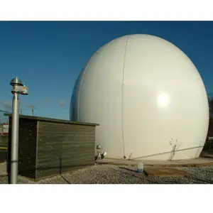 Good Quality 500 kw bio gas generator price Double Membrane Gas Holder Biogas equipment 3.4 cbm Biogas Holder