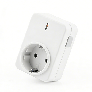 Enchufe Inteligente Wifi <span class=keywords><strong>de</strong></span> 10A, Enchufe Europeo, Compatible con Alexa y Google, Enchufe <span class=keywords><strong>de</strong></span> Viaje <span class=keywords><strong>de</strong></span> Plástico - Product Image 1