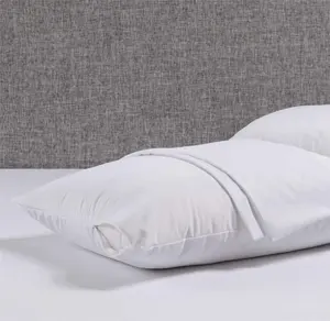 低刺激性防水枕プロテクターは、ジッパープレミアムソフト2個セットで通気性のあるカバーケースをカバーします