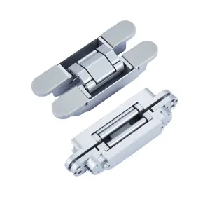 Chinese Factory Stainless Steel Aluminum Sliver Motorised 3D Pivot Conceal Door Hinge