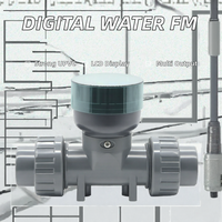 Débitmètre numérique SEA ZJPVC pour eau, liquides et eaux usées, sortie 4-20mA RS485 Impulsion, DN15-80, à section variable, OEM