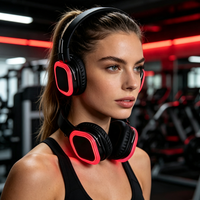 Headphone Nirkabel dengan Driver 40mm Suara HiFi Desain Over-Ear Earcup Nyaman untuk Kantor, Belajar, Musik, dan Gaming