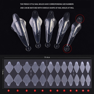 24 pièces/feuille <span class=keywords><strong>ongles</strong></span> double formes conseils France forme moule <span class=keywords><strong>ongles</strong></span> Gel système colle ruban moule colle autocollant <span class=keywords><strong>faux</strong></span> <span class=keywords><strong>ongles</strong></span> Extension colle outils - Product Image 6