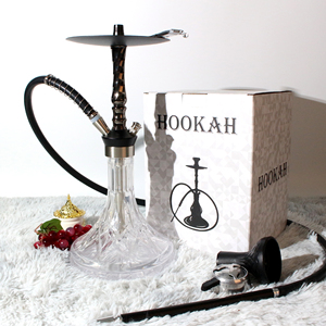 Chicha de voyage miniature de luxe arabe, portable, en alliage d'aluminium, technique de laque, moderne, avec boîte personnalisable pour logo, best-seller - Product Image 2