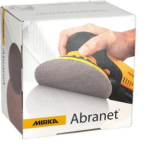 Disques abrasifs, 5 ", 80 grain,, pour meuleuse d'angle, avec mailles, 10 pièces - Product Image 3