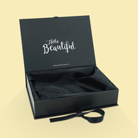 Carton anti-rayures sous-vêtements chemise boîte rigide emballage boîtes de perruque de luxe emballage de logo personnalisé boîtes de perruque de cheveux