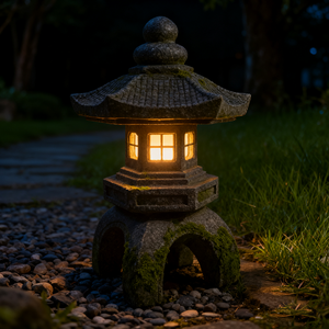 Magnesiumoxide Buiten Pagode-Tuindecoratie Met Weerbestendige Functie - Product Image 5