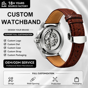 Cinturino <span class=keywords><strong>per</strong></span> <span class=keywords><strong>orologio</strong></span> in vera pelle di coccodrillo intercambiabile cinturino <span class=keywords><strong>per</strong></span> <span class=keywords><strong>orologio</strong></span> in pelle fatto a mano - Product Image 1