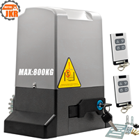 AC110V-800KG pintu geser, Motor, Kit pembuka pintu geser dengan 2 kendali jarak jauh sakelar batas magnetik