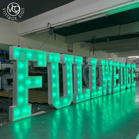 3ft 4ft Custom Giant Light MARRY ME Bulb Marquee Letter Sign Bright Red Giant Letters Big LED Bulb Marquee Letter Lights Signs