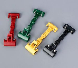 Portaetiquetas de Precio Giratorio de Plástico Transparente con Doble Clip, el Más Vendido, para Exhibición en Supermercados - Product Image 4