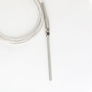 مستشعر حرارة MS PT100 <span class=keywords><strong>PT1000</strong></span> RTD مع كابل سلكي بطول 1-5 متر من نوع M8، مسبار معدني 100-150 مم للتحكم في درجة الحرارة مع ضمان لمدة سنة واحدة، ODM OEM - Product Image 4