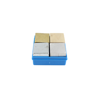 Blocs de densité de groupe de cubes (cuivre, fer, aluminium, bois) pour l'enseignement de la densité de la physique