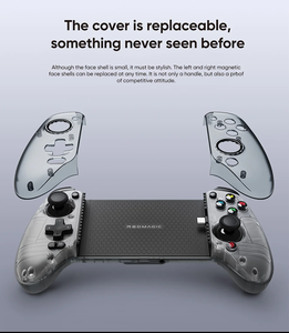 New Redmagic Bóng Lưỡi Gamepad 2 Màu Đen Kết Cấu Mềm Cao Su Grips Loại C Điện Thoại Điều Khiển Cho Màu Đỏ Ma Thuật 9 Pro Gamepad Android - Product Image 5