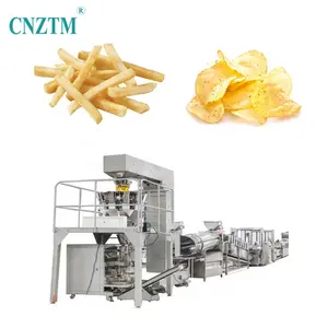 Small Scale Potato Chips Making Machine Production Line made in China French Fries Equipment potato chips machine