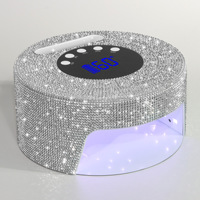 Nouvelle Lampe de Manucure Diamant Transfrontalière, Appareil de Photothérapie UV LED, Recharge Sans Fil, Stockage d'Énergie, Portable, Séchage Rapide