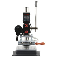 Machine à embosser numérique miniature WT-90GS, feuille d'or et d'argent, logo en cuir numérique, lettres en relief, machine à estampage à chaud à fente en T